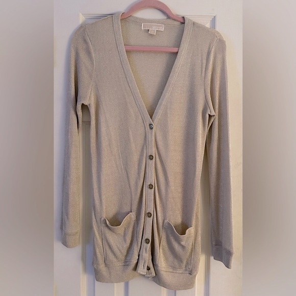 Michael Kors Gold Cardigan - Picture 1 of 6